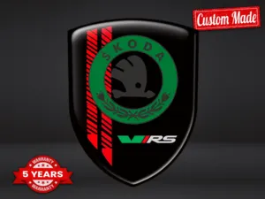 Skoda Adesivi Lunotto Posteriore Alta Qualità Design Drift